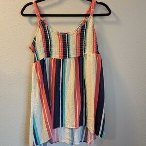 Torrid Striped Camisole Style Top Size M (00)
